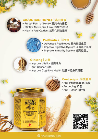 High-Grade Postbiotic Honey for you and your family!