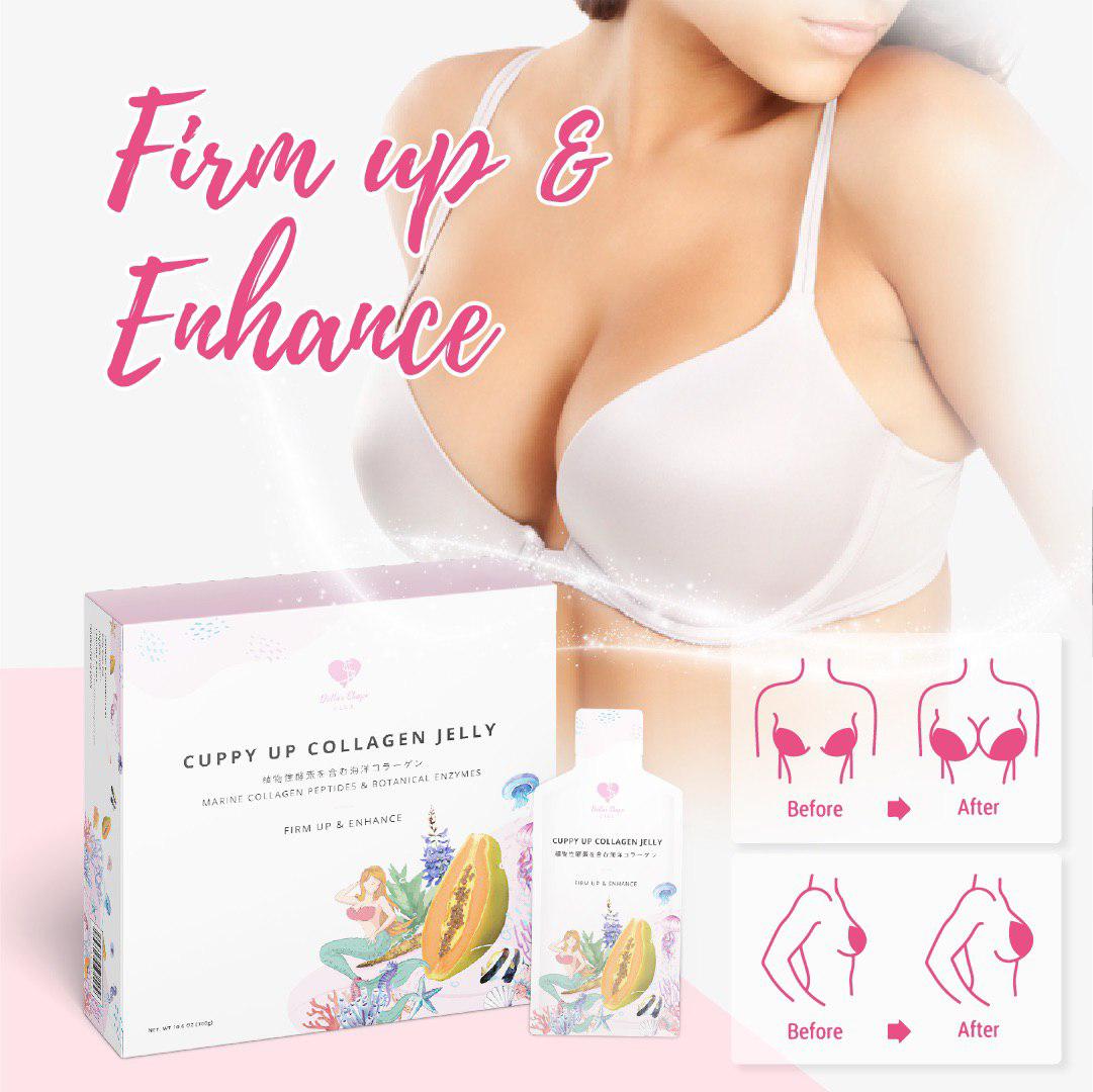 Increase you Bust Size Naturally with Cuppy Up Collagen Jelly!