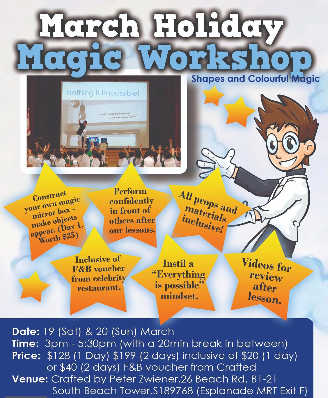 Magic Workshops - By Mr Bottle's Magic Academy