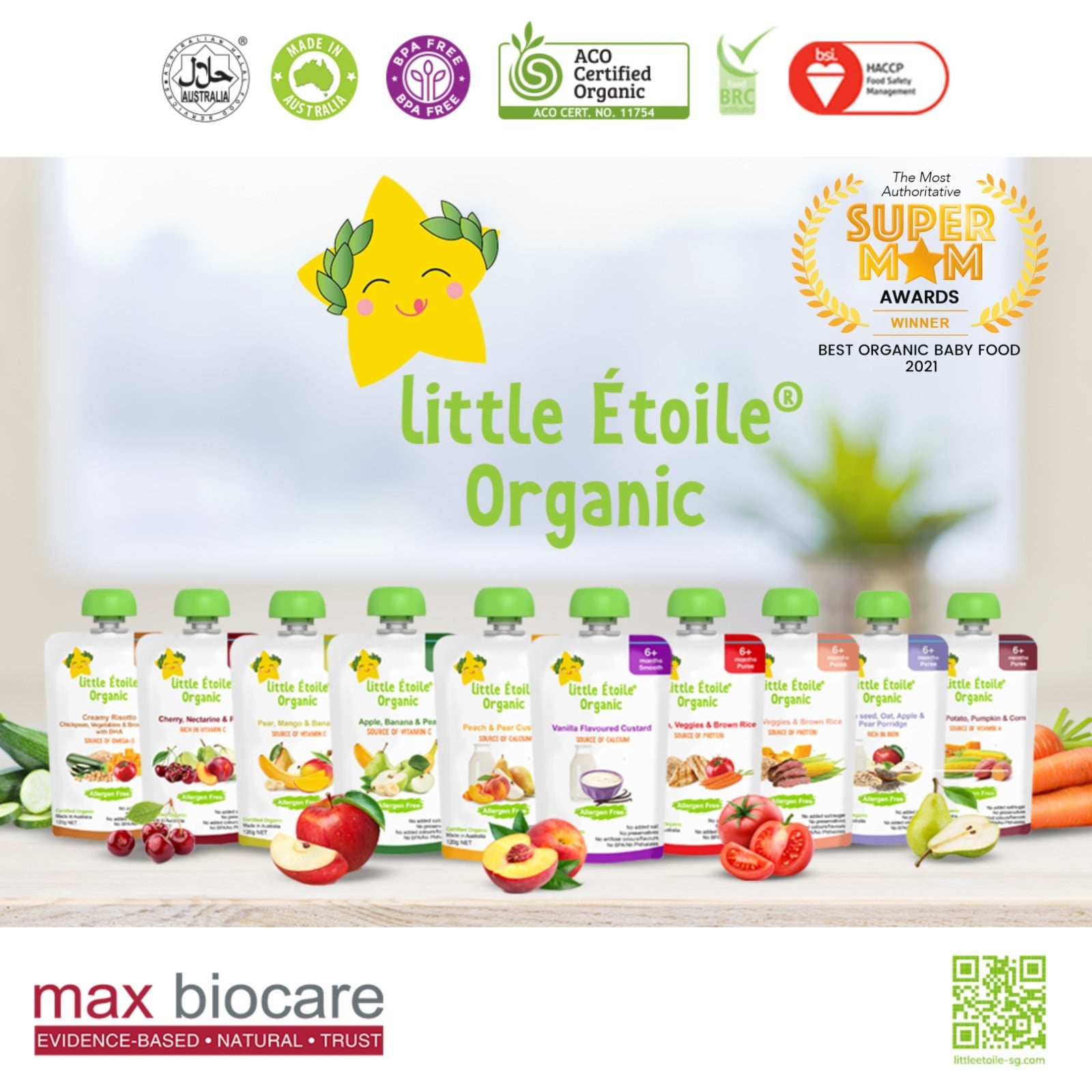 Organic Baby Food - By Little Etoile Organic Singapore